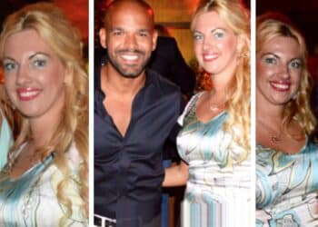 Eva Longoria, Amaury Nolasco, Maria Bravo with Annika Urm in Marbella 2016