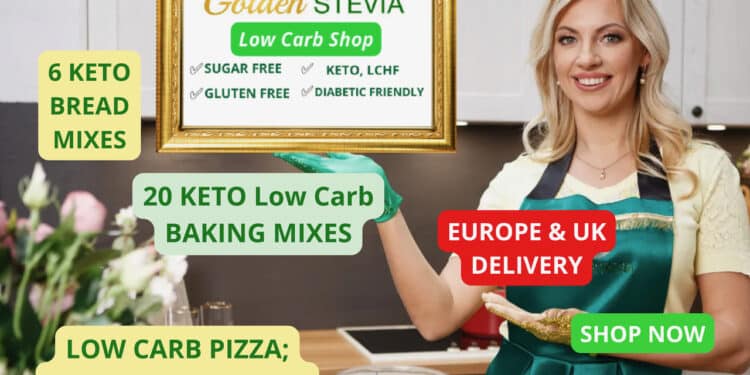 Golden Stevia Low Carb Shop Europe- Order Online! Keto, Sugar Free, Gluten Free and Diabetic friendly