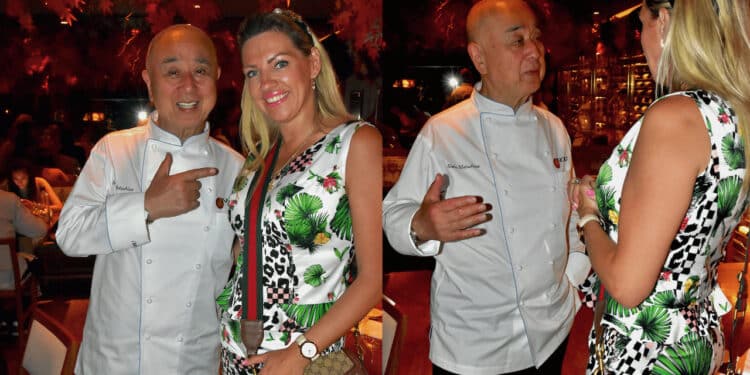 Chef Matsuhisa Nobu & Annika Urm short interview at Marbella 2023