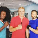 Dilly and Dolph Lundgren at Boxing class in Marbella