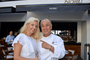 Chef Matsuhisa Nobu, Chef Matsuhisa Nobu, Annika Urm 2017 NOBU Marbella Puente Romano