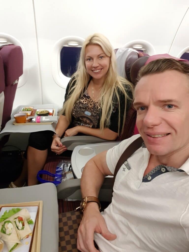 Finnair, Qatar airways Oneworld travelling