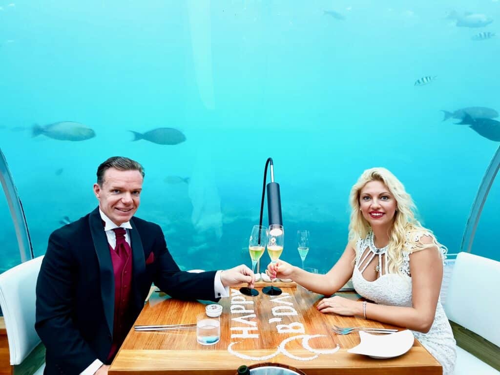 The best dining experience located below sea level