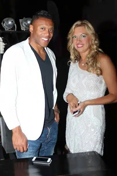 Footballer Júlio Baptista and i-Marbella owner Annika Urm