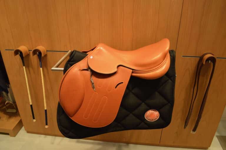 First clients to Hermes was horses. The horse saddle is the centre of the shop. Hermes Shop Puerto Banus 2019