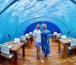 Ithaa is the world's first and only all glass undersea restaurant.