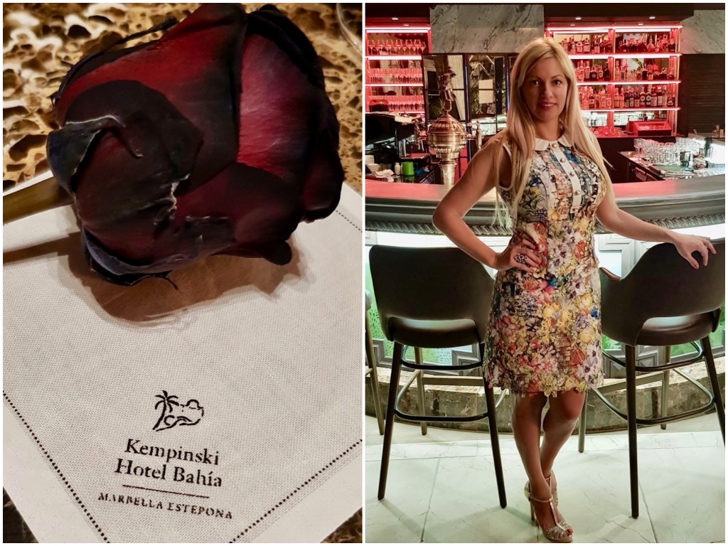 Annika Urm at Black Rose Bar at Kempinski Hotel Bahía Lobby, Estepona 2018