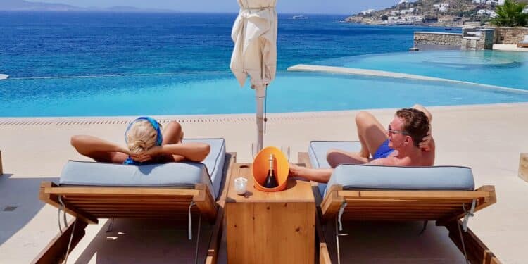 Annika Urm , Veiko Huuse Mykonos, Greece 2018