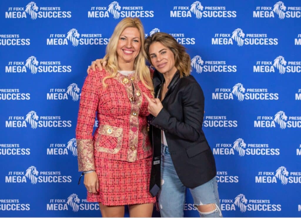 Annika Urm and Jillian Michaels Personal trainer, businesswoman, author and television personality from Los Angeles, California.