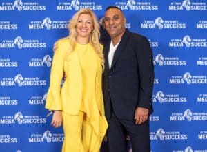 Annika Urm and A Canadian stand-up comedian and actor Russell Peters