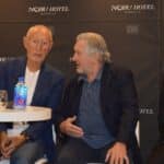 Meir Tepper and Robert De Niro during the exclusive press release Ángeles at the Nobu Hotel Inauguration May 17, 2018