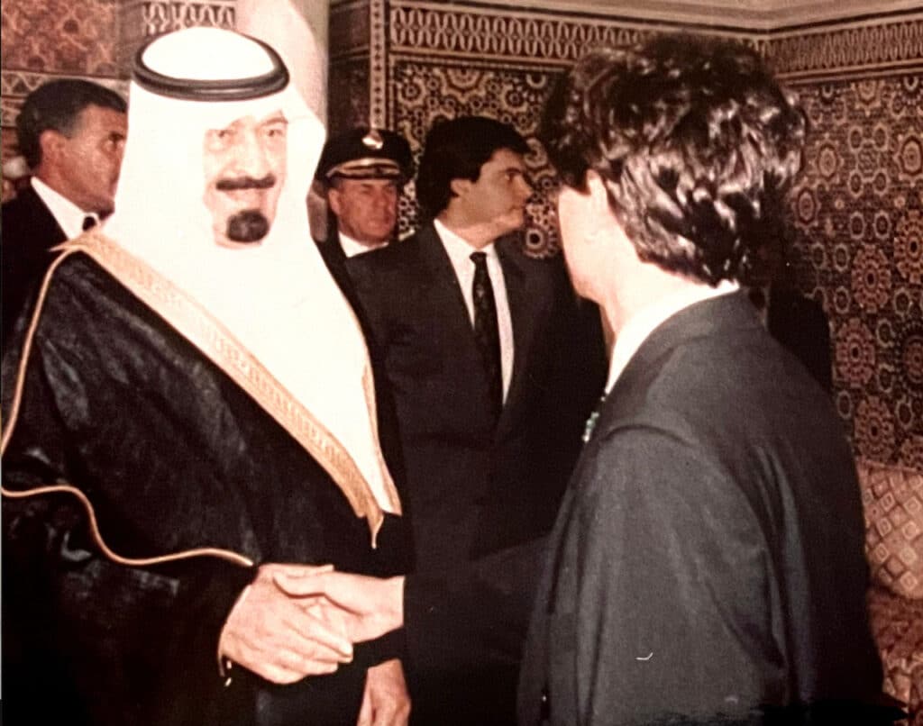 King Abdullah Al Saud Sheikh Ahmed Al Ashmawi