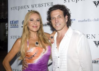 Stephen Webster & Ana Obregon 2010 Marbella Club