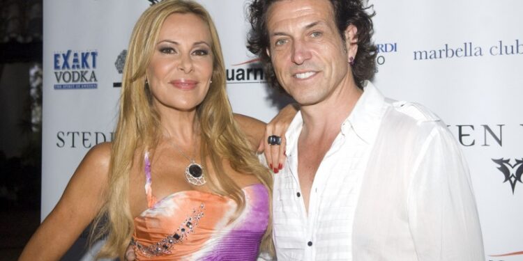 Stephen Webster & Ana Obregon 2010 Marbella Club