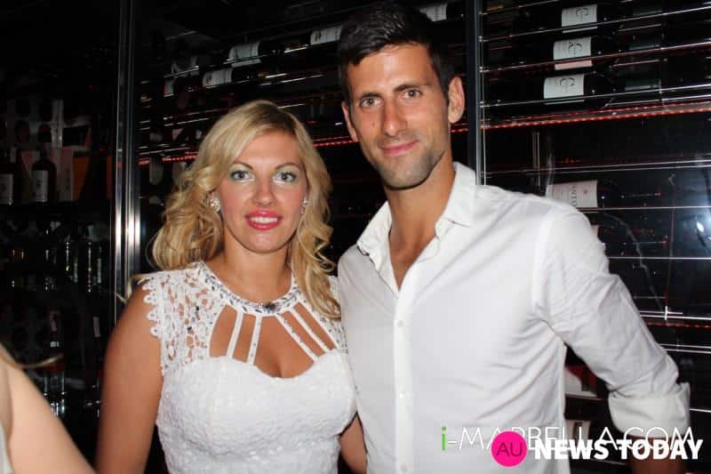 Annika Urm and Suprise guest Novak Djokovic