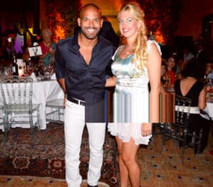Amaury Nolasco and Annika Urm in Marbella 2016