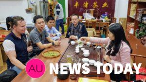 Drinking and tasing tea at Xiamen City 2018