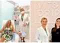 Dr Halina Latasiewicz and her daughter Eva (Manager) and Annika Urm at Vit&Drip Center Marbella Puerto Banus Source: i-marbella.com