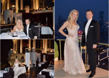 The DOME Restaurant at Lebua State Tower in Bangkok.